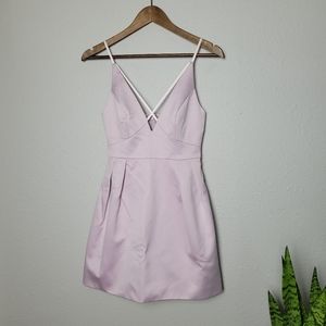 Topshop Pastel Criss-cross Mini Dress 8